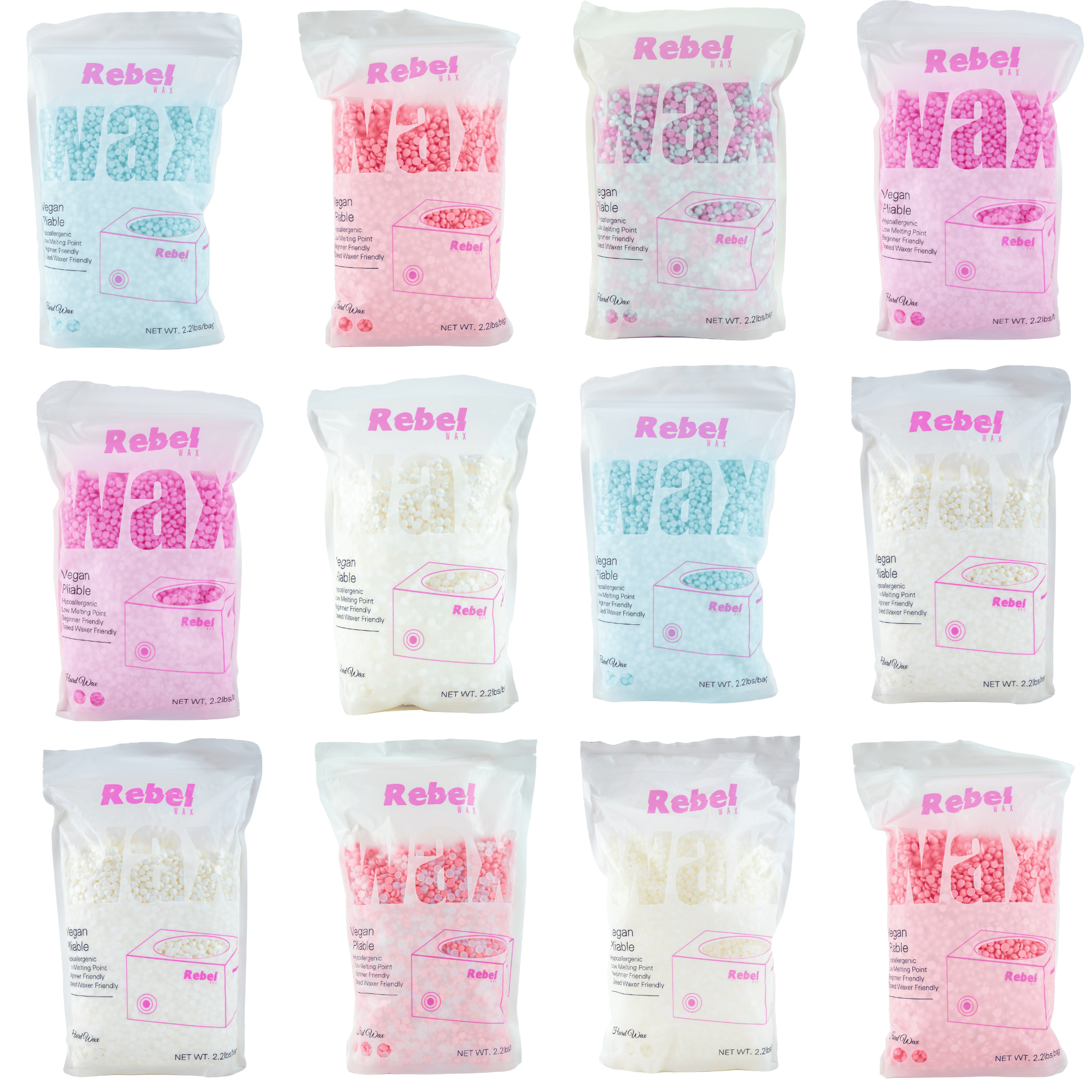 Rebel Hard Wax 2.2 lbs - Hard Wax Beads for Hair Removal – Lash