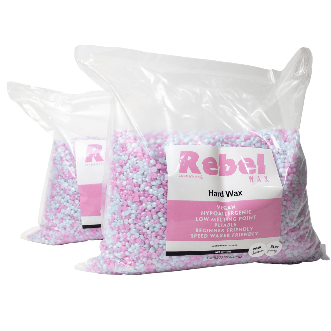 Rebel Hard Wax Beads 50/50 Mixed Bags - All Sizes