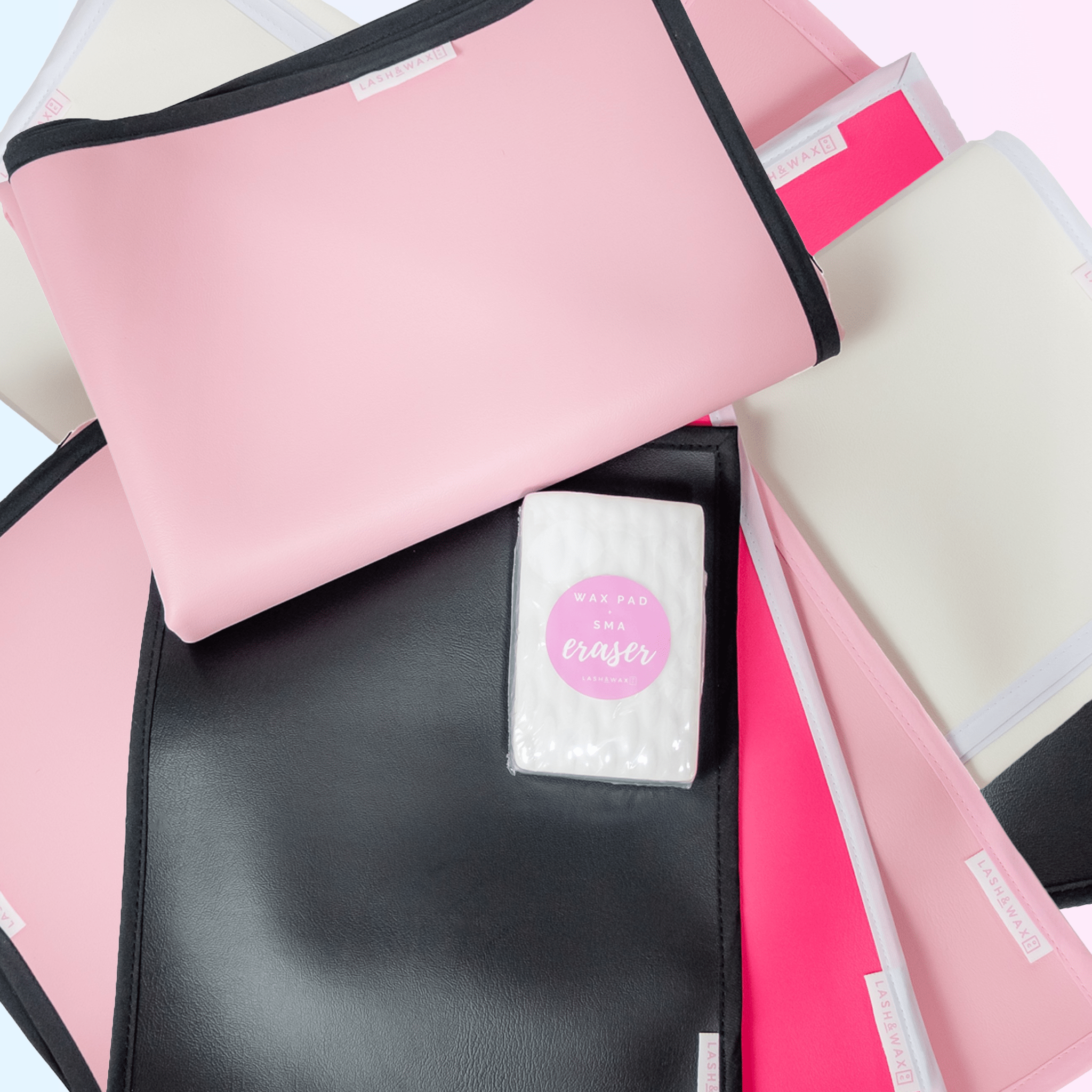 photo of a collection of SMAs and wax pads for hair removal.